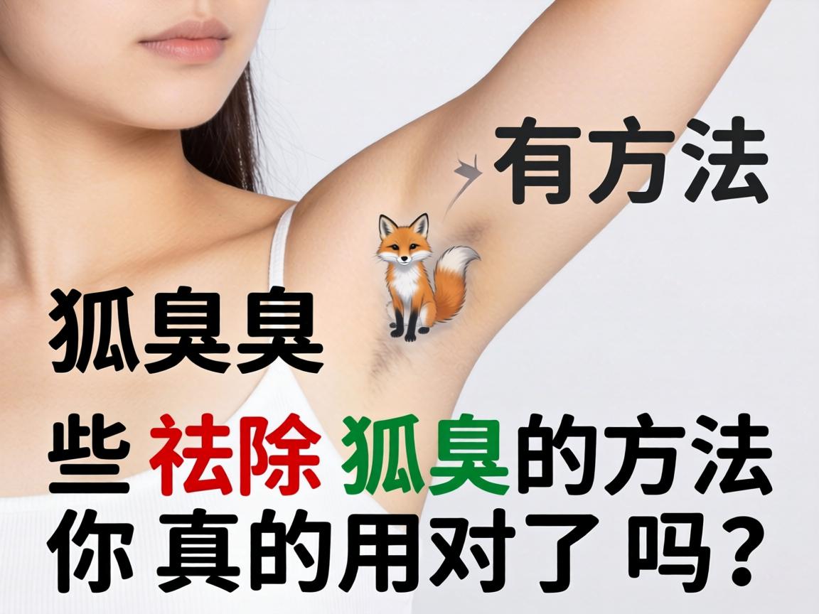 狐臭祛除有方法，这些祛除狐臭的方法你真的用对了吗？