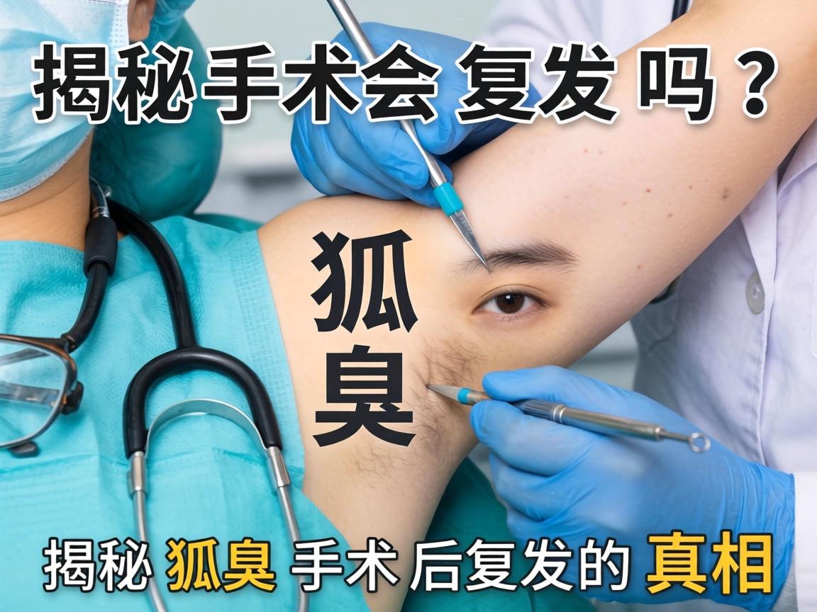 狐臭手术会复发吗？揭秘狐臭手术后复发的真相