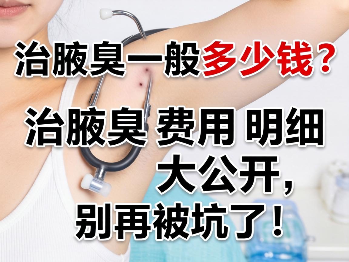 治腋臭一般多少钱？治腋臭费用明细大公开，别再被坑了！