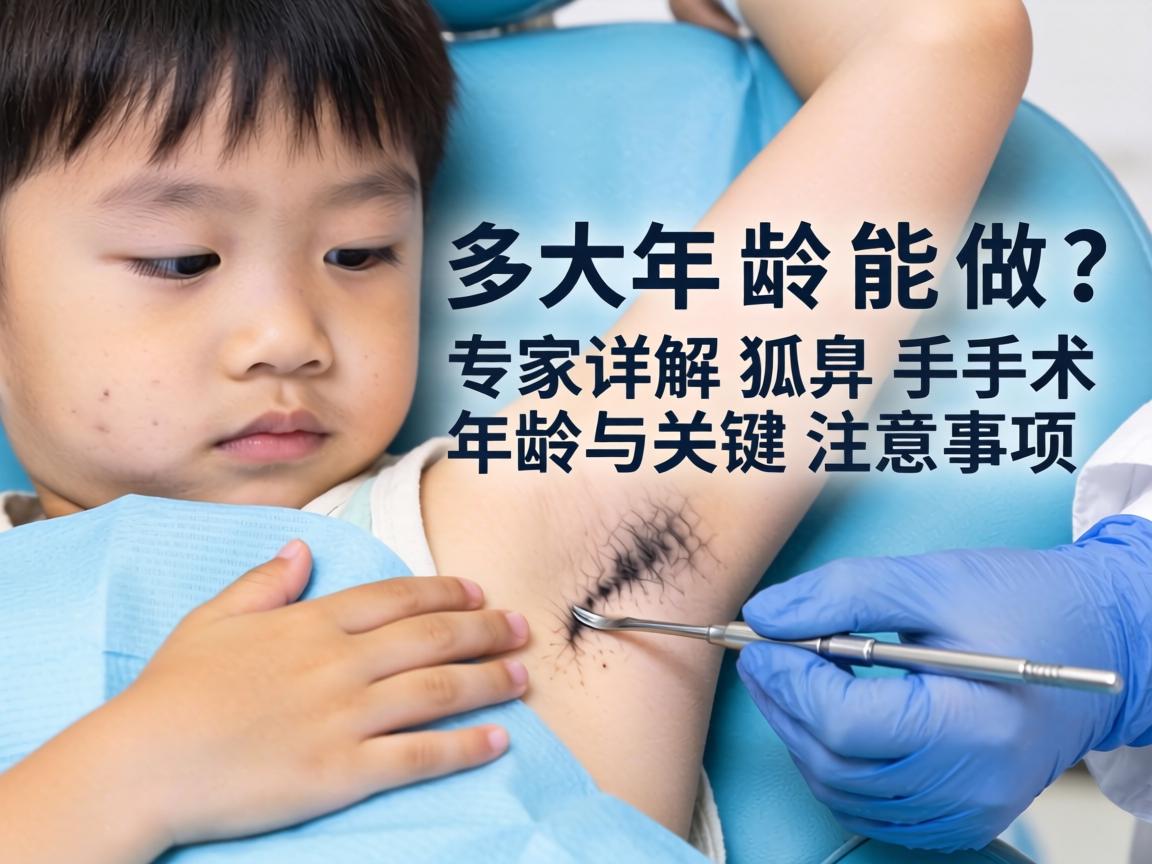 孩子狐臭手术多大年龄能做？专家详解狐臭手术年龄与关键注意事项