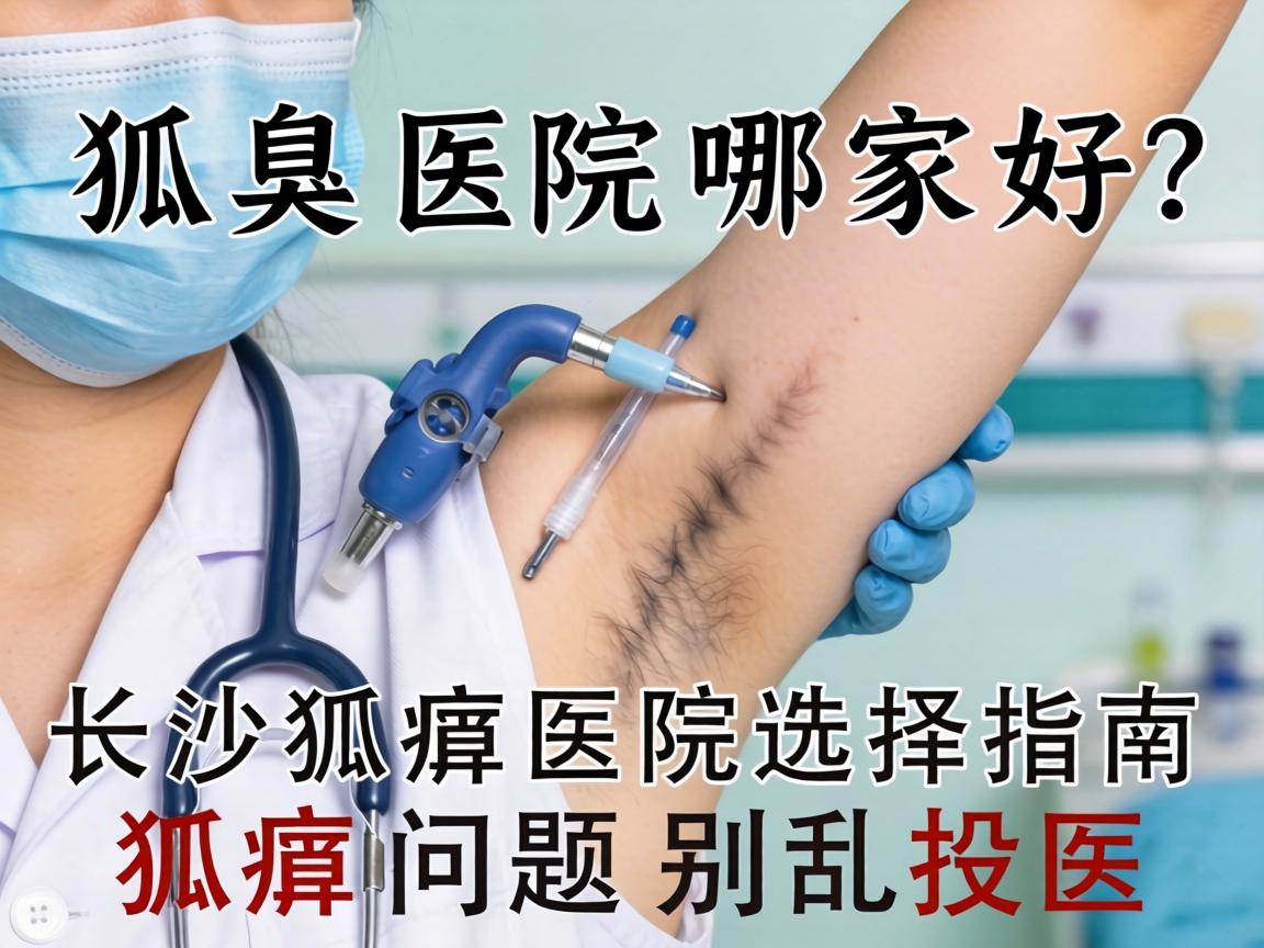 狐臭医院哪家好？长沙狐臭医院选择指南，狐臭问题别乱投医