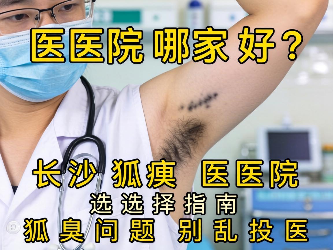 狐臭医院哪家好？长沙狐臭医院选择指南，狐臭问题别乱投医