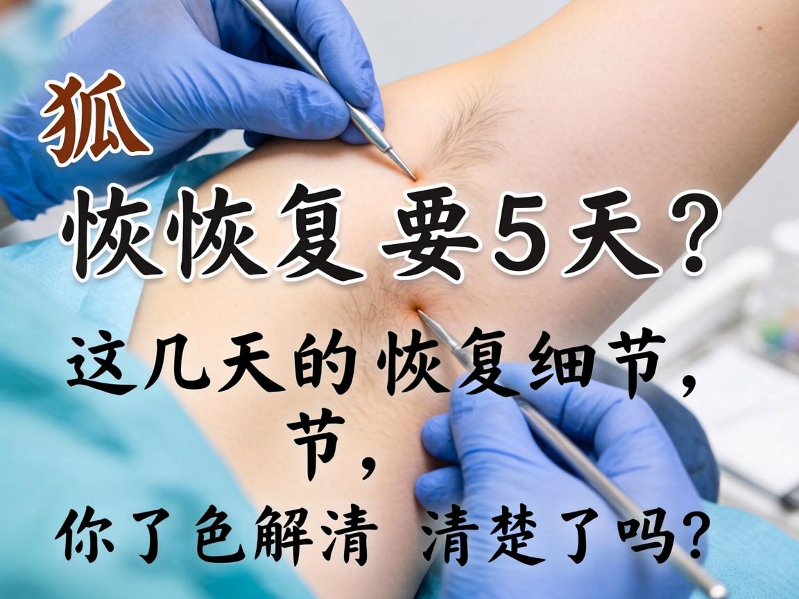 狐臭手术恢复要几天？这几天的恢复细节，你了解清楚了吗？