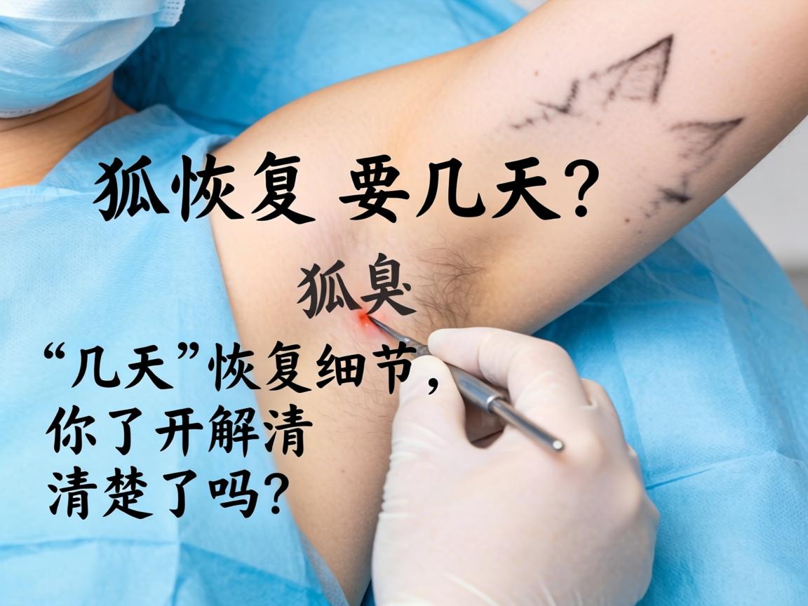 狐臭手术恢复要几天？这几天的恢复细节，你了解清楚了吗？