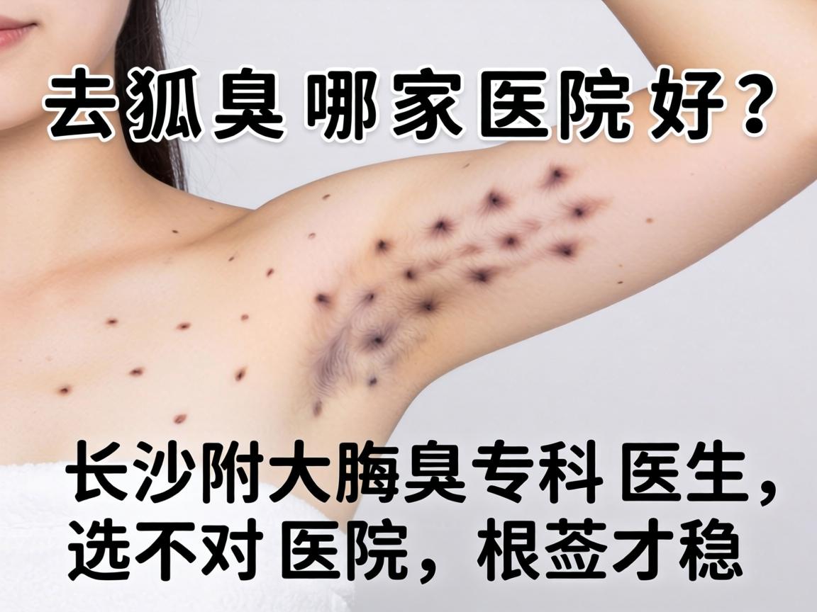 去狐臭哪家医院好？长沙附大腋臭专科医生，选对医院，根治才稳