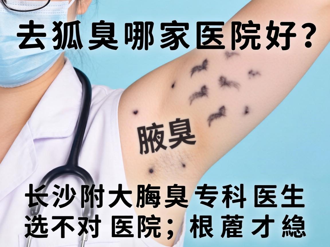 去狐臭哪家医院好？长沙附大腋臭专科医生，选对医院，根治才稳