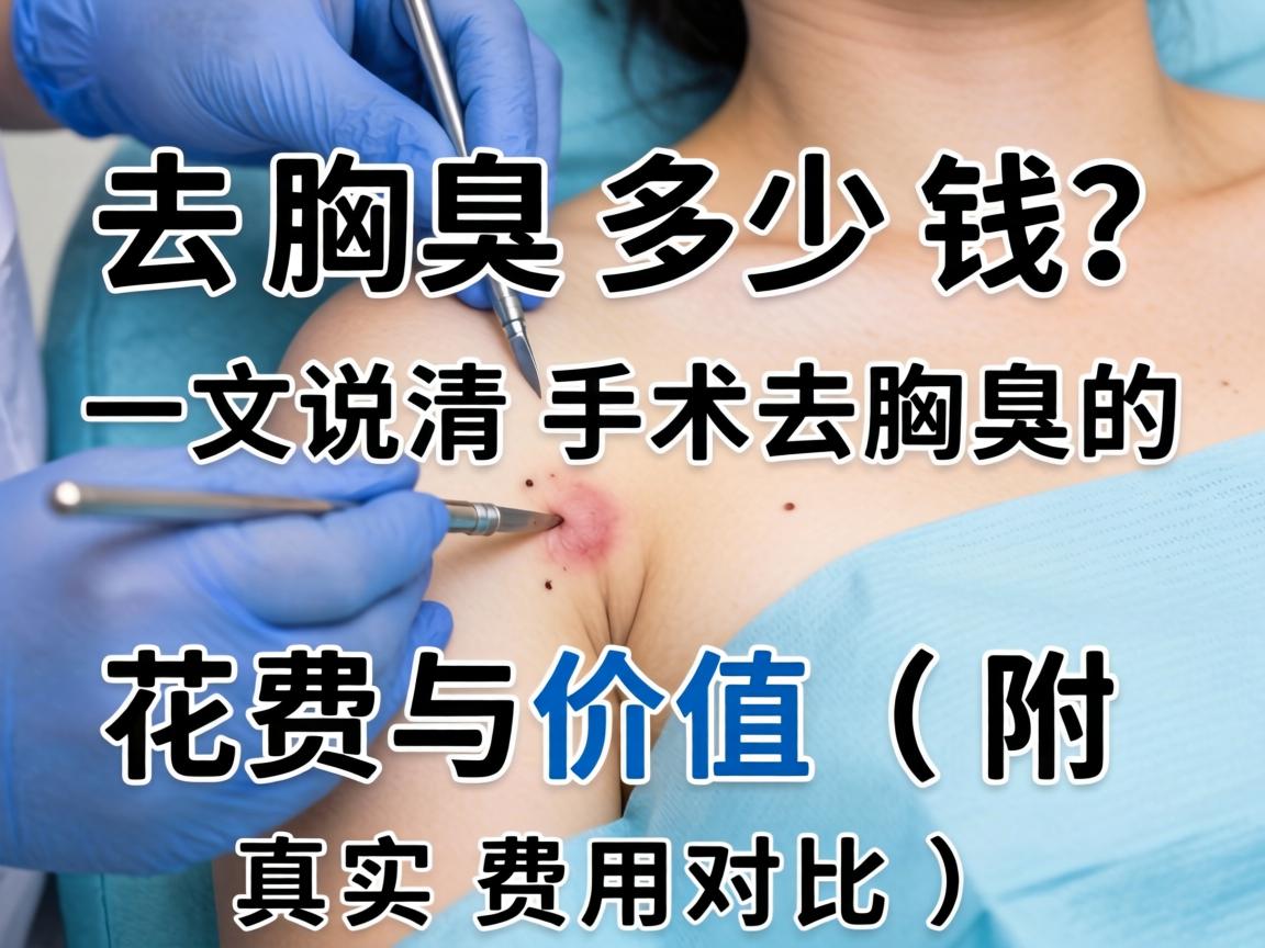 手术去腋臭多少钱？一文说清手术去腋臭的花费与价值（附真实费用对比）