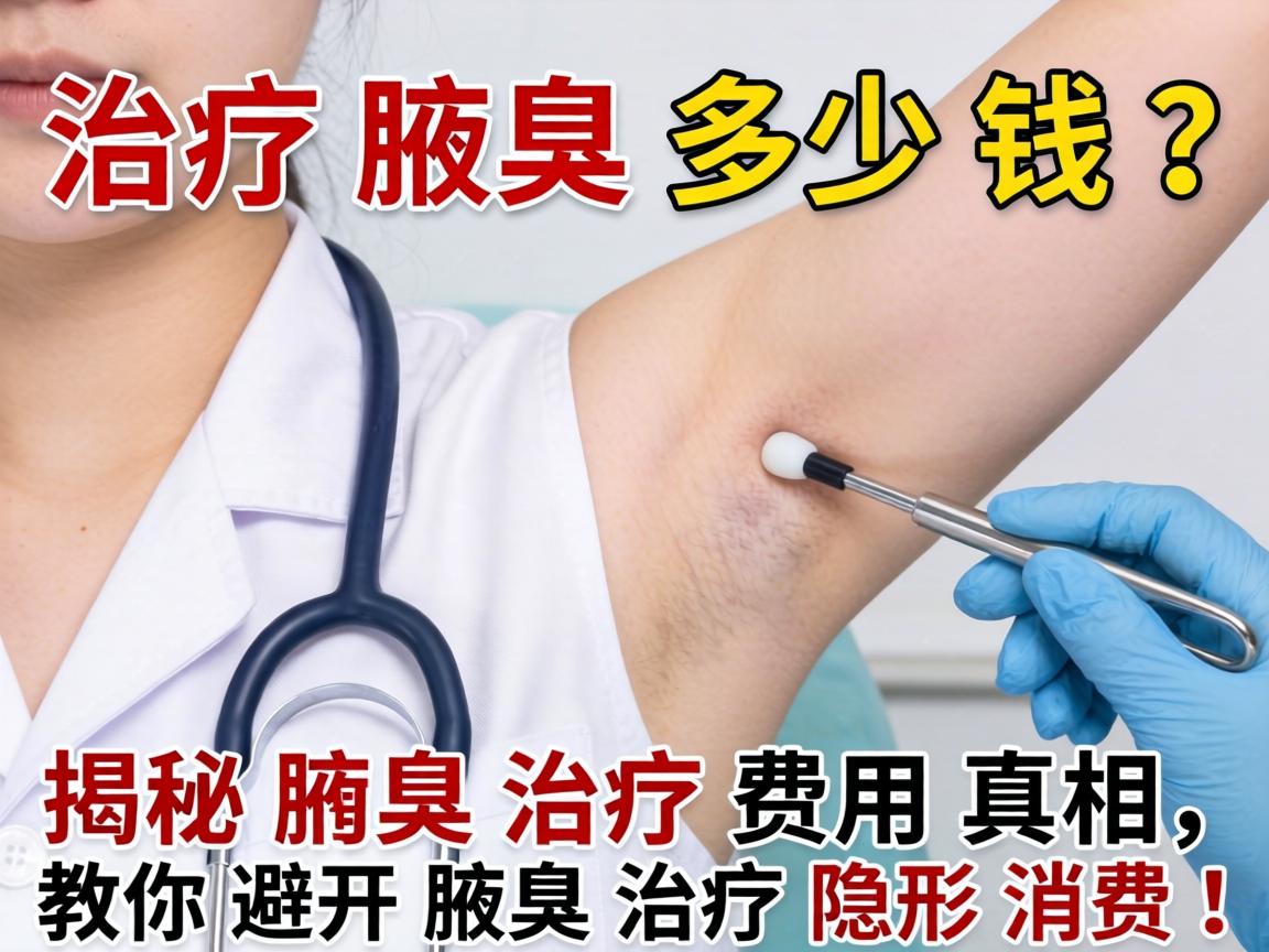 治疗腋臭多少钱？揭秘腋臭治疗费用真相，教你避开腋臭治疗隐形消费！