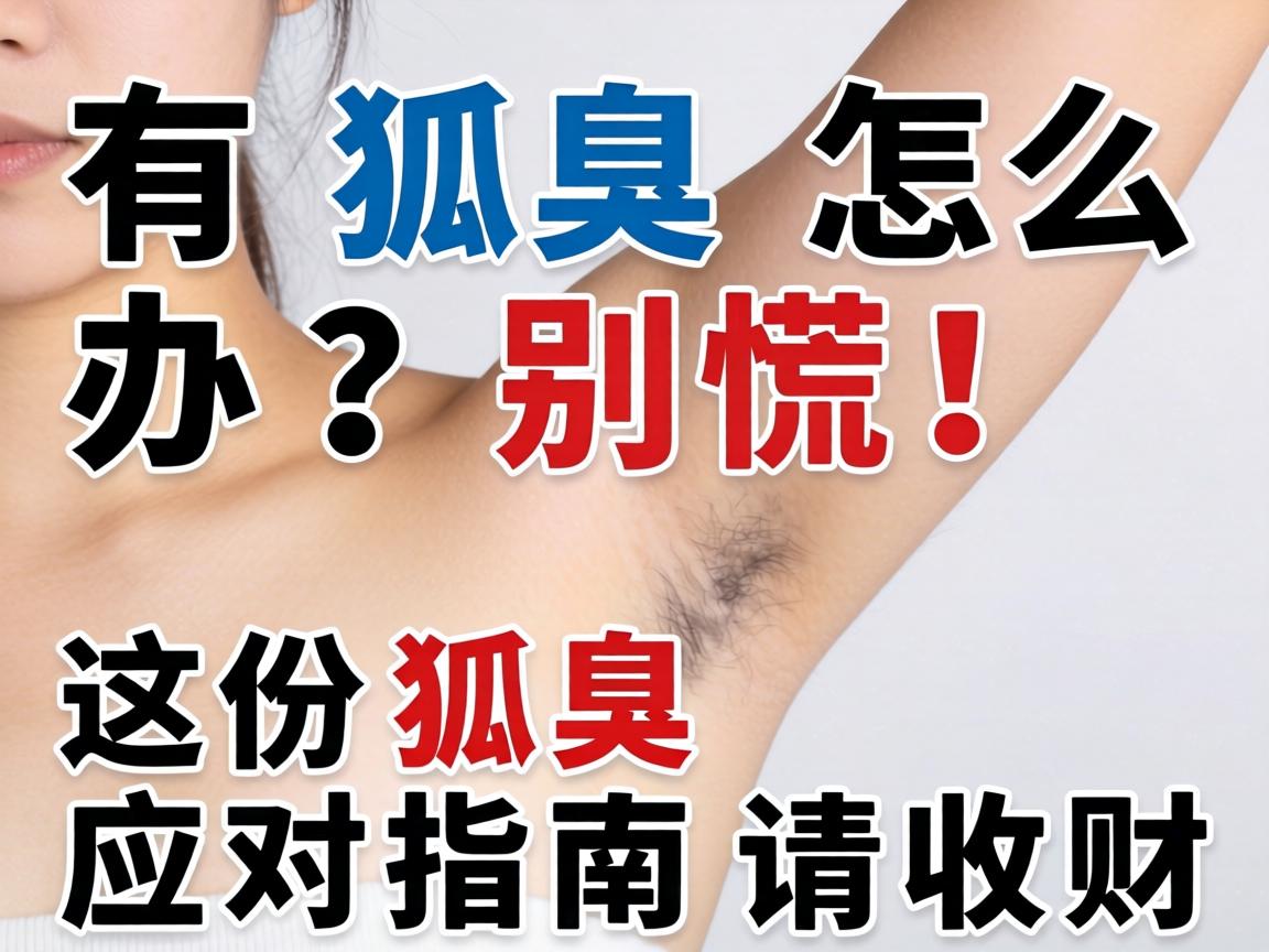 有狐臭怎么办？别慌！这份狐臭应对指南请收好