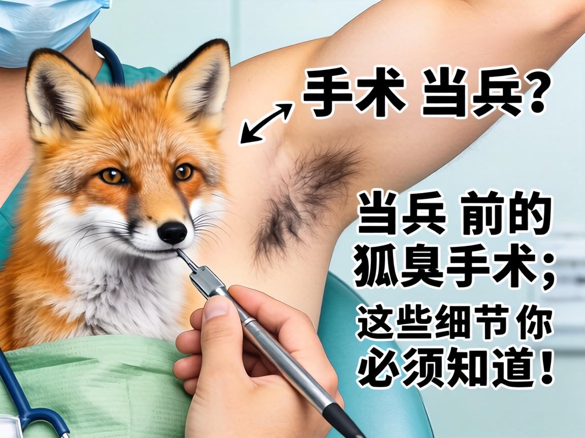 狐臭手术当兵？当兵前的狐臭手术，这些细节你必须知道！