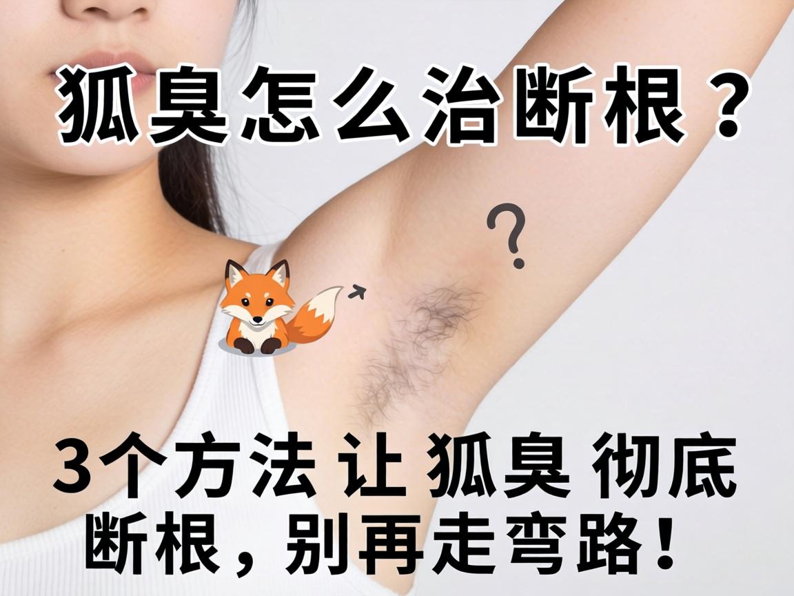 狐臭怎么治断根？这3个方法让狐臭彻底断根，别再走弯路！