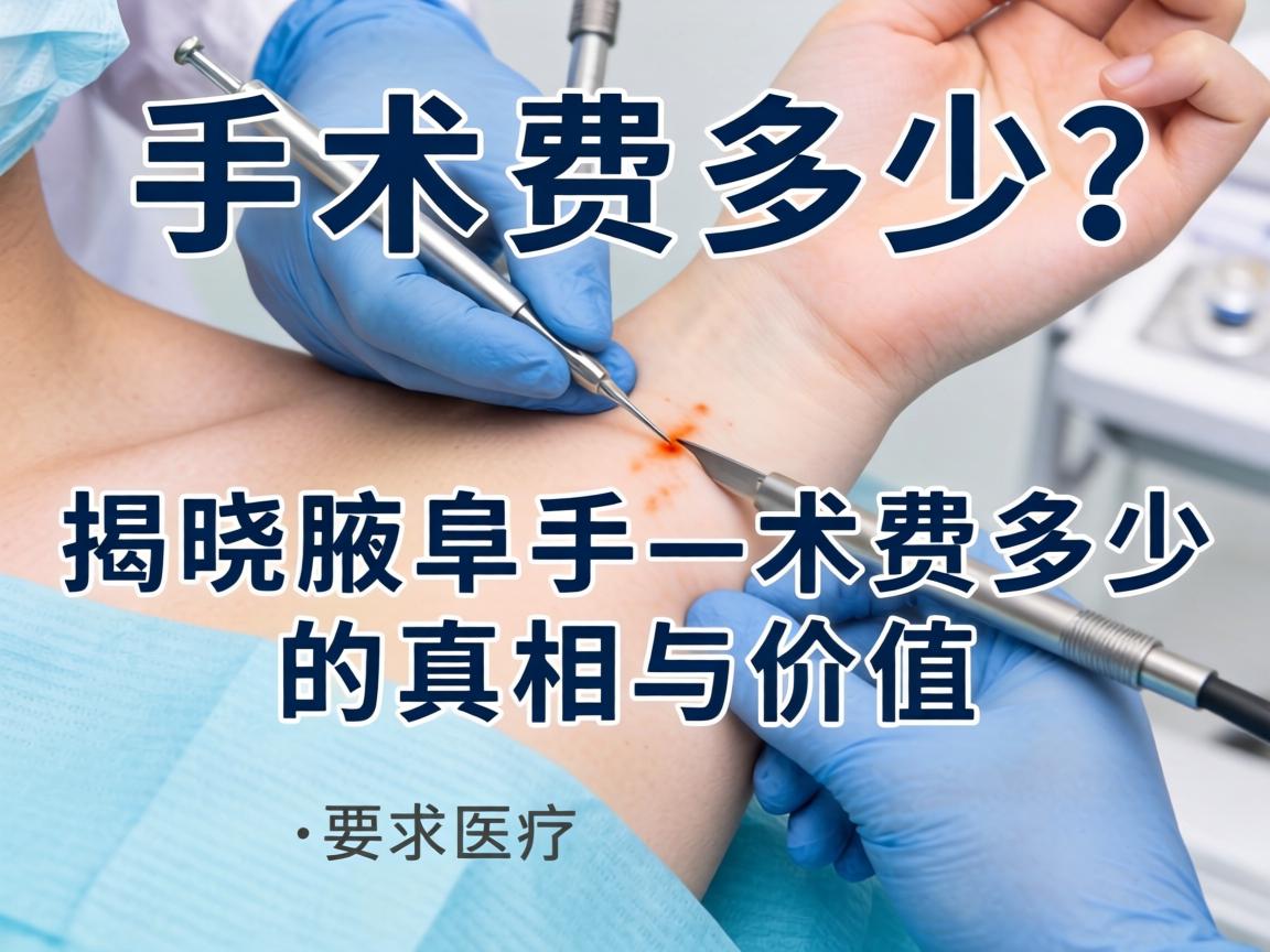 腋臭手术费多少？揭晓腋臭手术费多少的真相与价值
