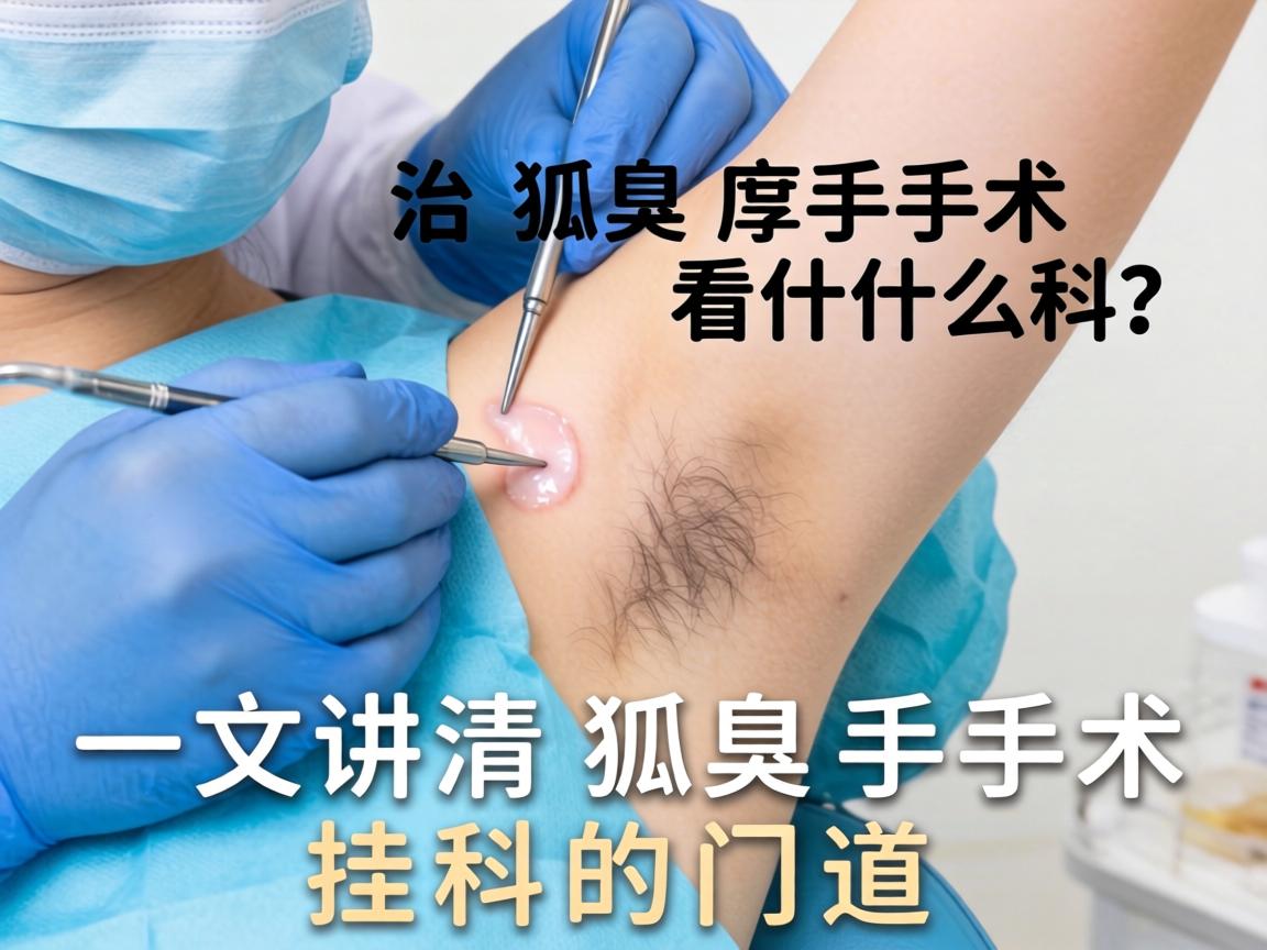 治狐臭手术看什么科？一文讲清狐臭手术挂科的门道