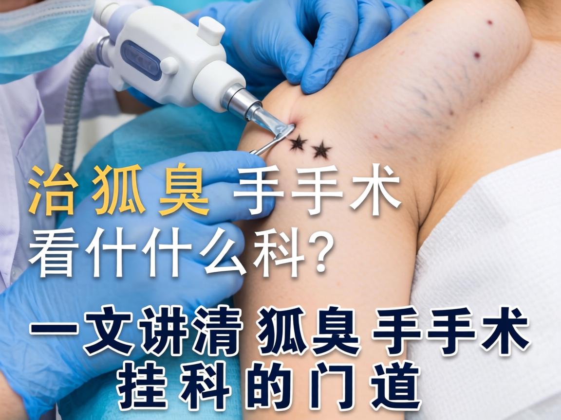治狐臭手术看什么科？一文讲清狐臭手术挂科的门道