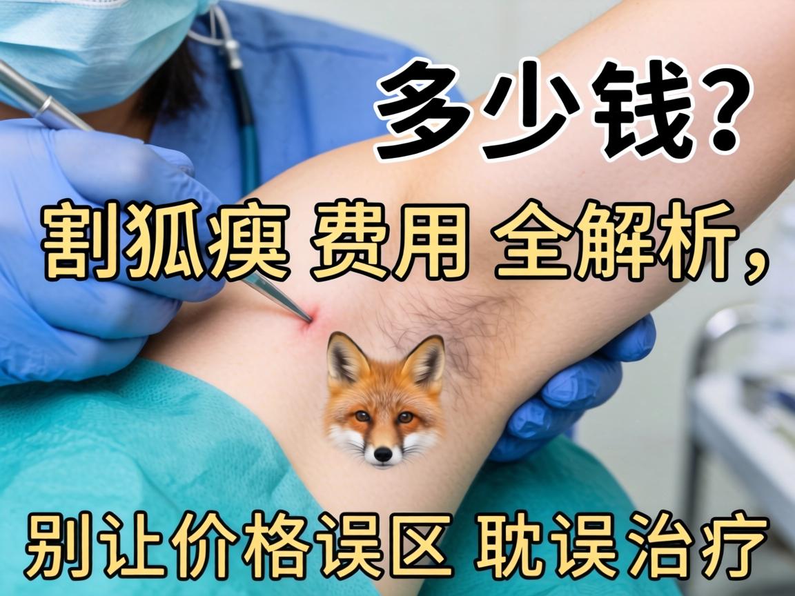 割狐臭手术多少钱？割狐臭费用全解析，别让价格误区耽误治疗