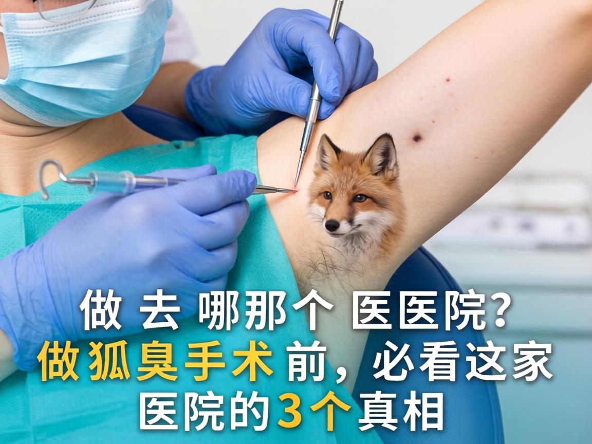 做狐臭手术去哪个医院？做狐臭手术前，必看这家医院的3个真相