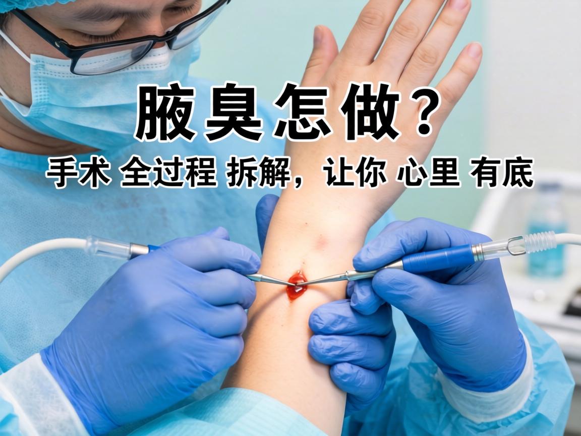 腋臭手术怎么做？手术全过程拆解，让你心里有底