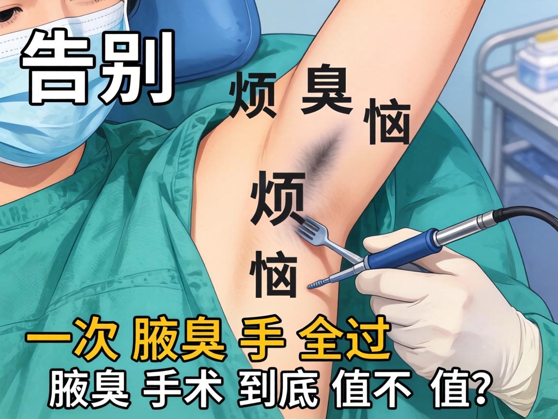 告别腋臭烦恼，一次腋臭手术全过程解析，腋臭手术到底值不值？