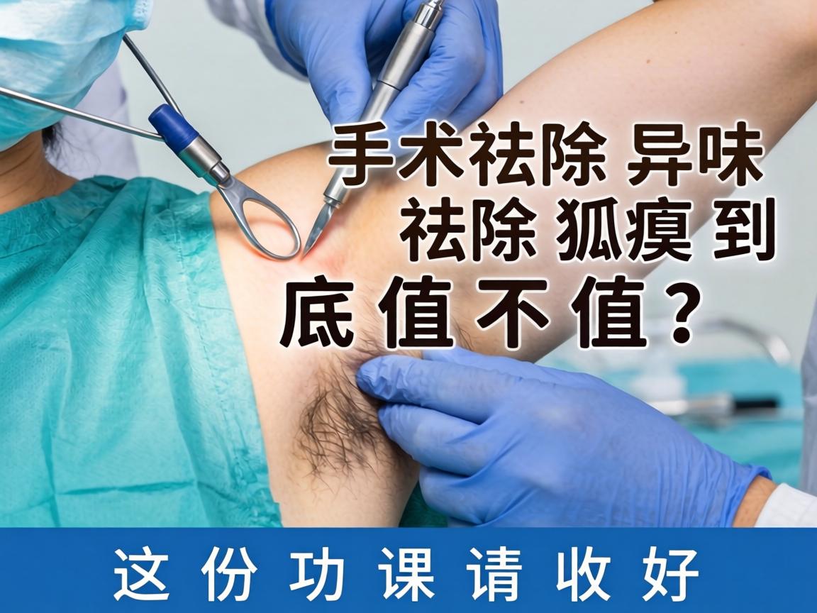 狐臭手术祛除异味，手术祛除狐臭到底值不值？这份功课请收好