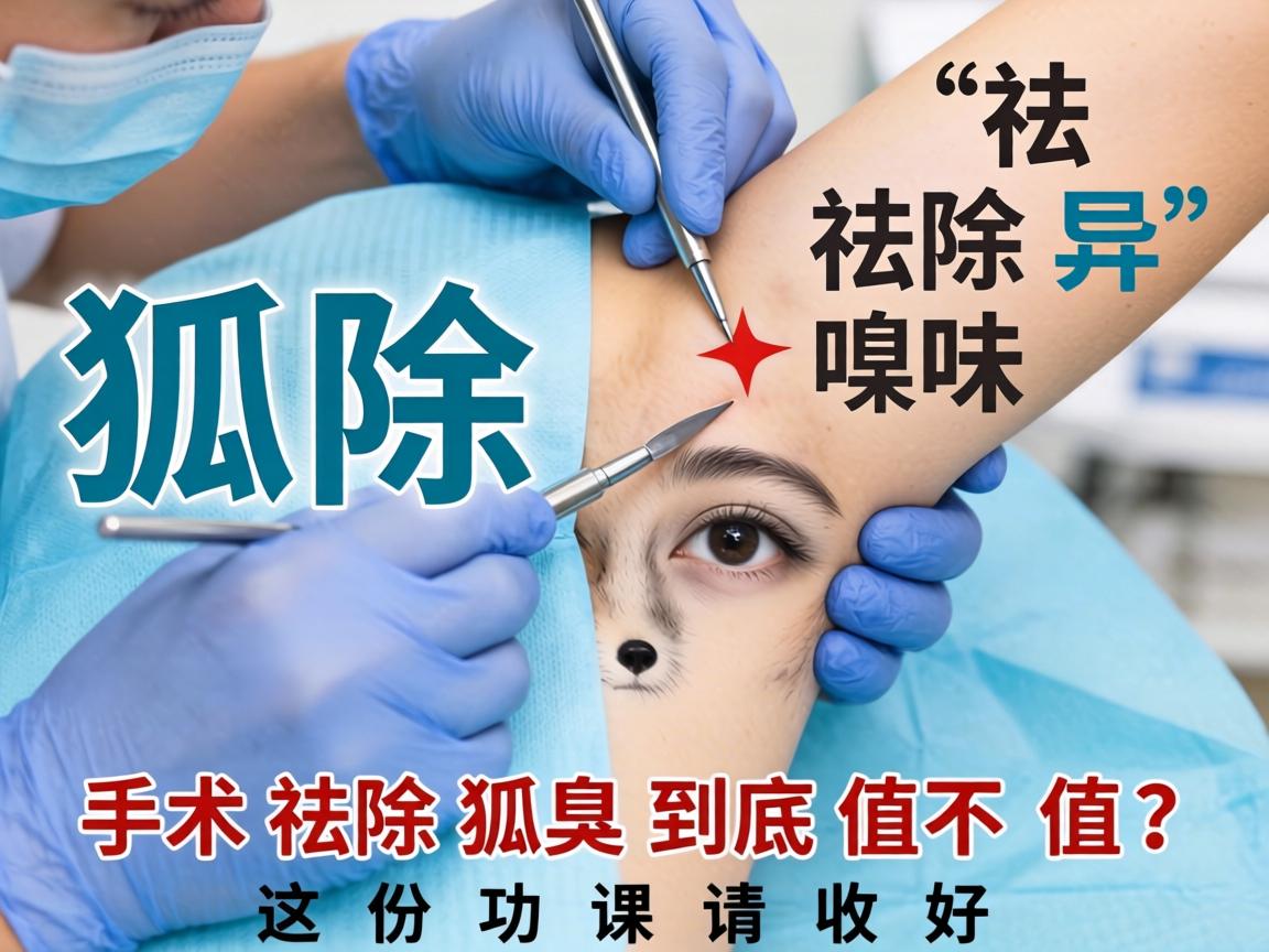狐臭手术祛除异味，手术祛除狐臭到底值不值？这份功课请收好
