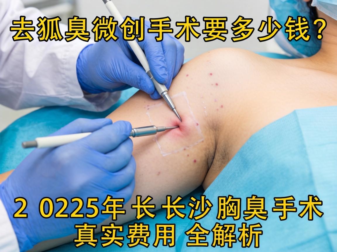 去狐臭微创手术要多少钱？2025年长沙腋臭手术真实费用全解析
