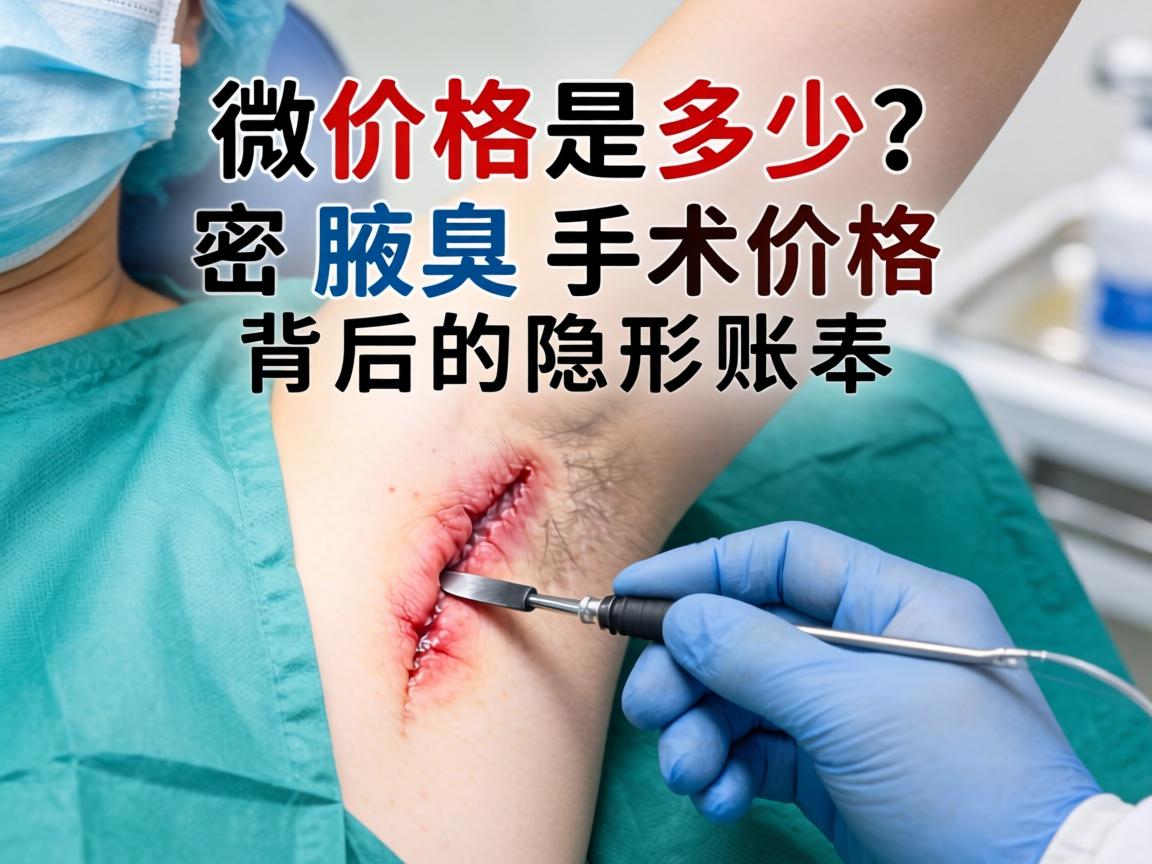 腋臭微创手术价格是多少?解密腋臭手术价格背后的隐形账本 腋臭微创手术价格是多少?解密腋臭手术价格背后的隐形账本