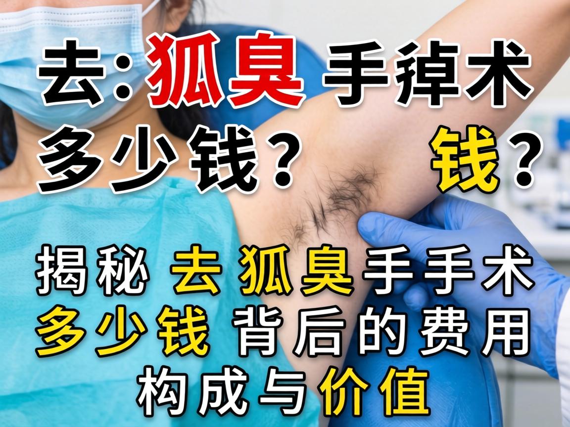 去狐臭手术多少钱？揭秘去狐臭手术多少钱背后的费用构成与价值