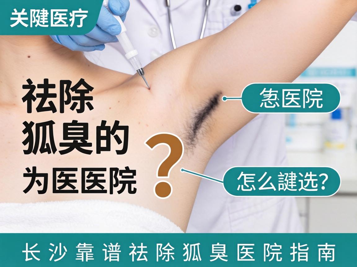 祛除狐臭的医院怎么选？长沙靠谱祛除狐臭医院指南
