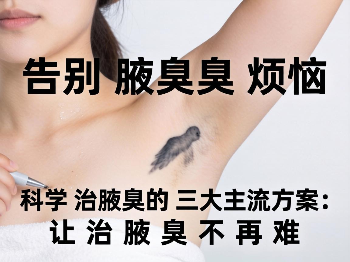 告别腋臭烦恼，科学治腋臭的三大主流方案，让治腋臭不再难