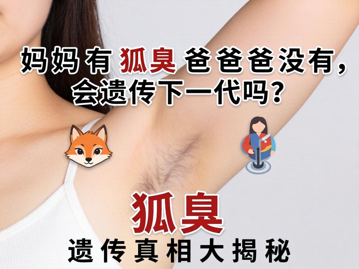妈妈有狐臭爸爸没有，会遗传下一代吗？狐臭遗传真相大揭秘