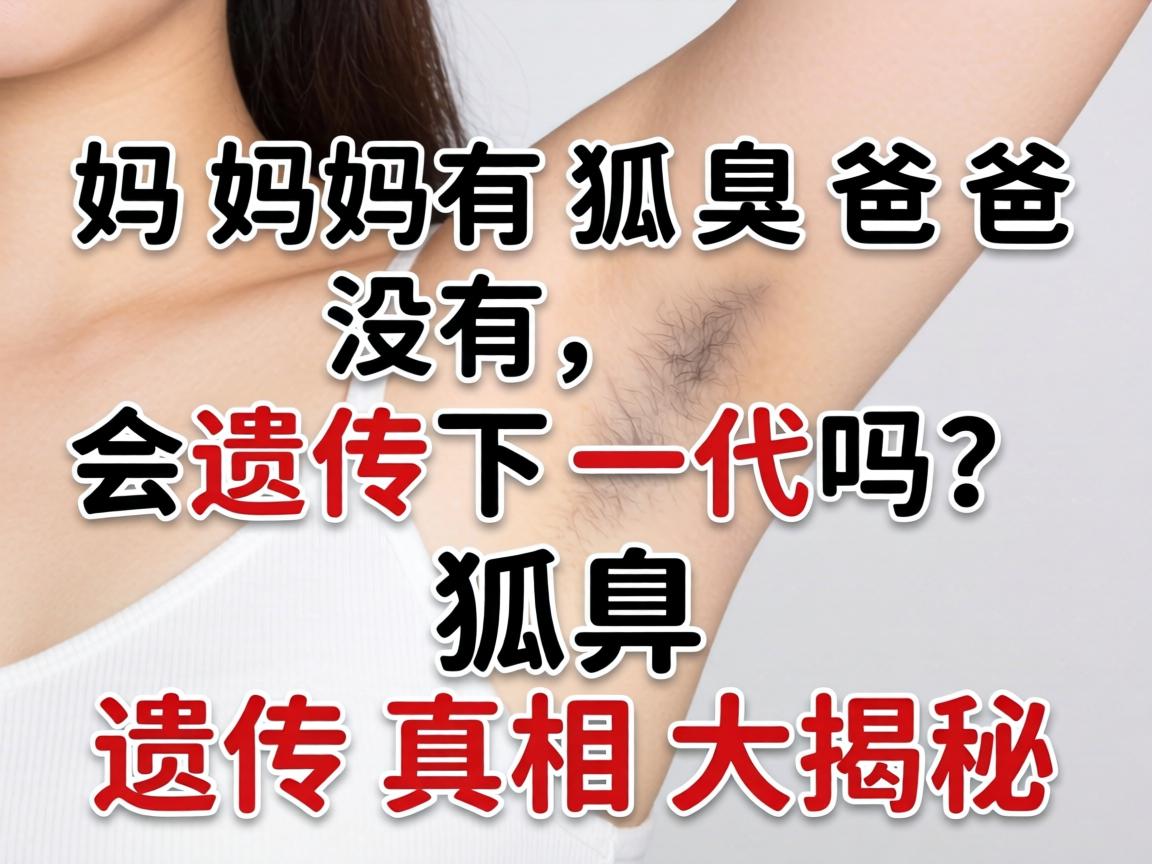 妈妈有狐臭爸爸没有，会遗传下一代吗？狐臭遗传真相大揭秘