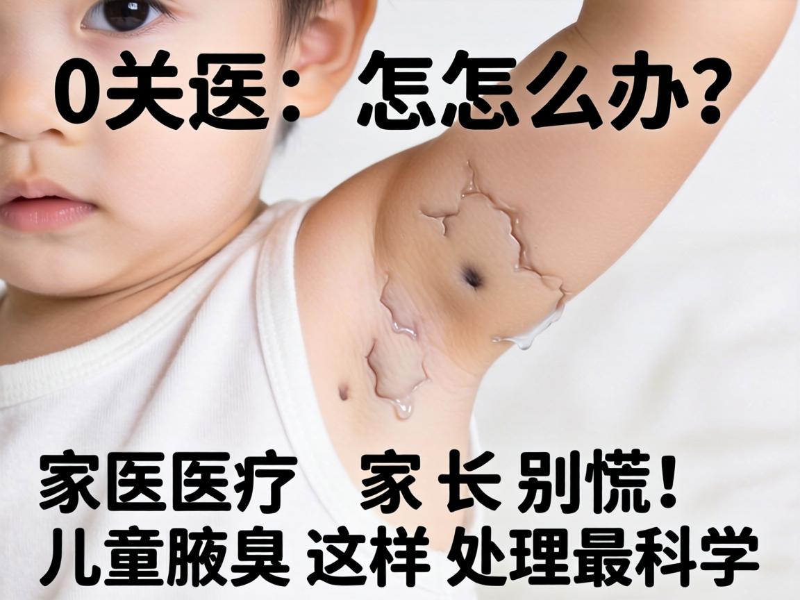 10岁儿童腋臭怎么办？家长别慌！儿童腋臭这样处理最科学