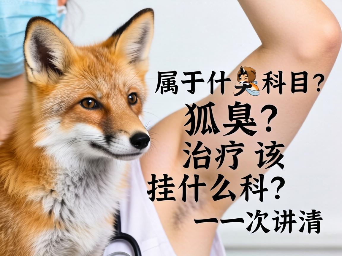 狐臭属于什么科目？狐臭治疗该挂什么科？一次讲清