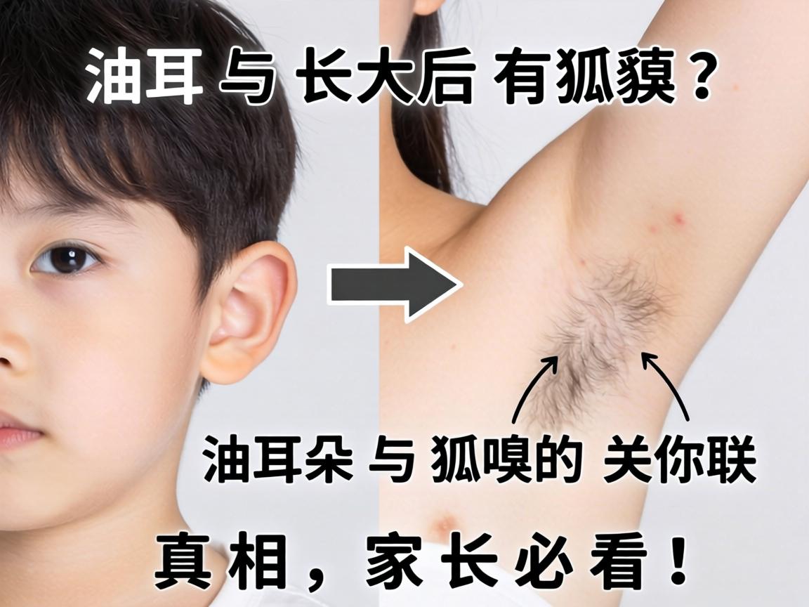 小孩油耳朵与长大后有狐臭？油耳朵与狐臭的关联真相，家长必看！