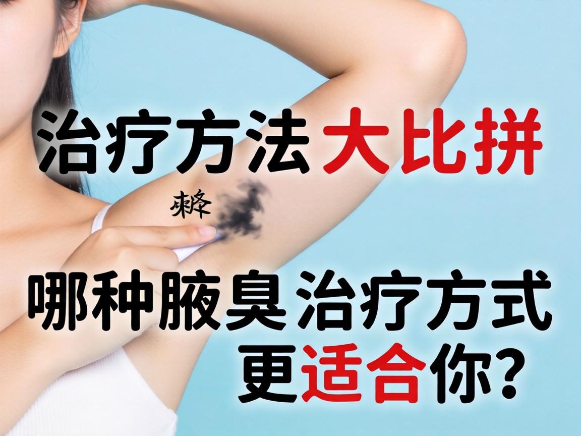 腋臭治疗方法大比拼，哪种腋臭治疗方式更适合你？