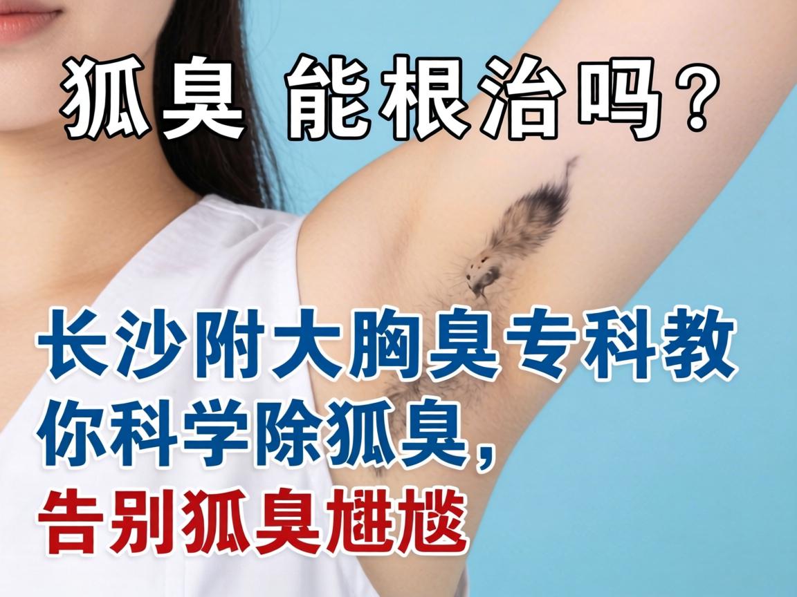 狐臭能根治吗？长沙附大腋臭专科教你科学除狐臭，告别狐臭尴尬