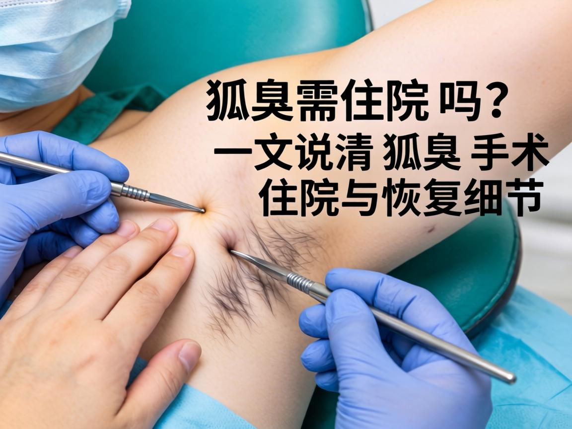 狐臭手术需住院吗？一文说清狐臭手术的住院与恢复细节