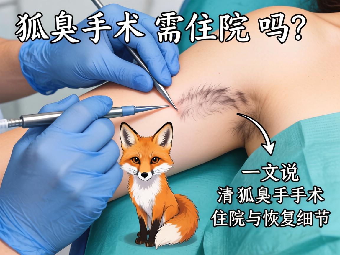 狐臭手术需住院吗？一文说清狐臭手术的住院与恢复细节