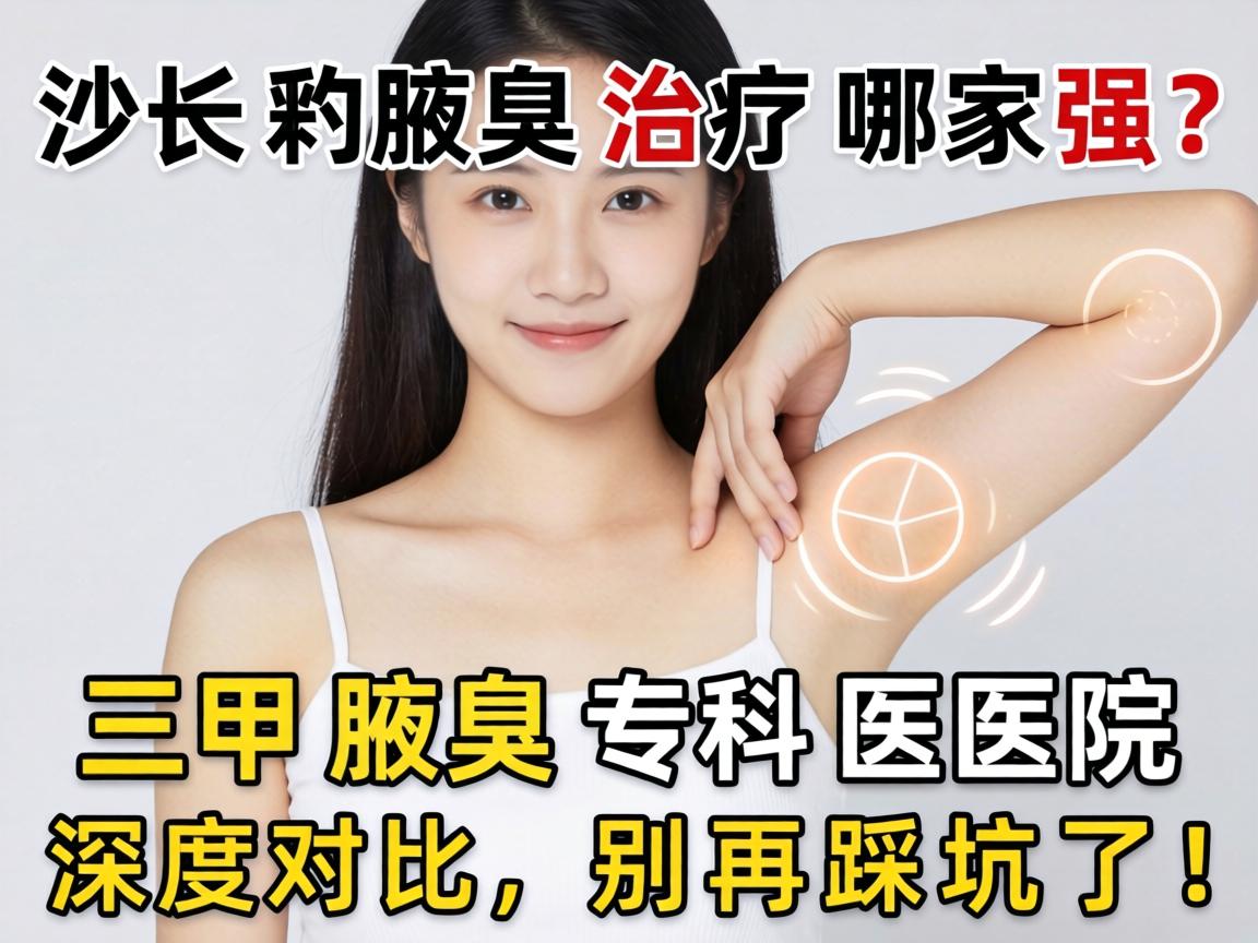 长沙腋臭治疗哪家强？三甲腋臭专科医院深度对比，别再踩坑了！