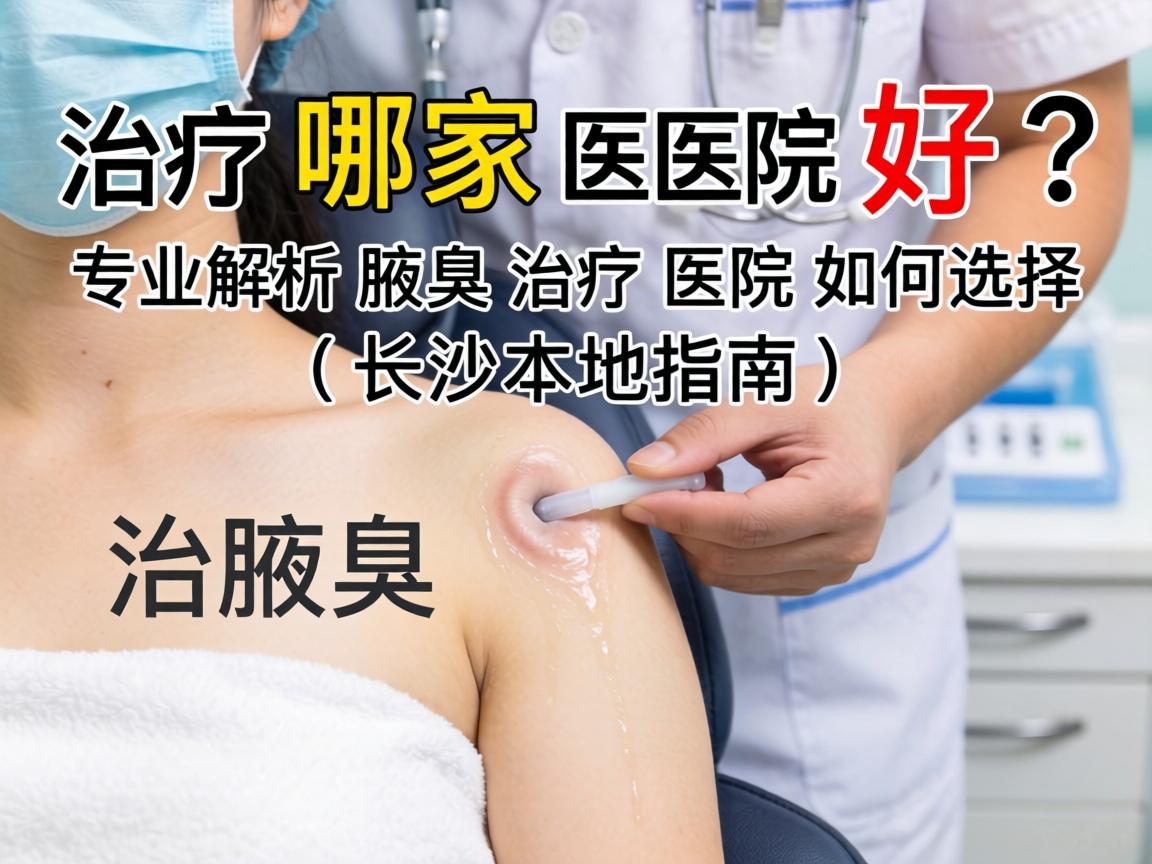 腋臭治疗哪家医院好？专业解析腋臭治疗医院如何选择（长沙本地指南）