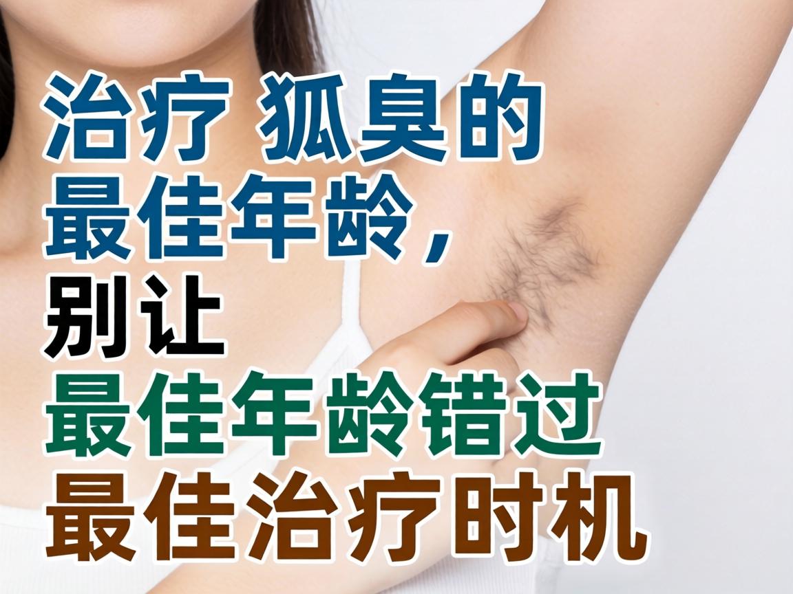 治疗狐臭的最佳年龄，别让最佳年龄错过最佳治疗时机
