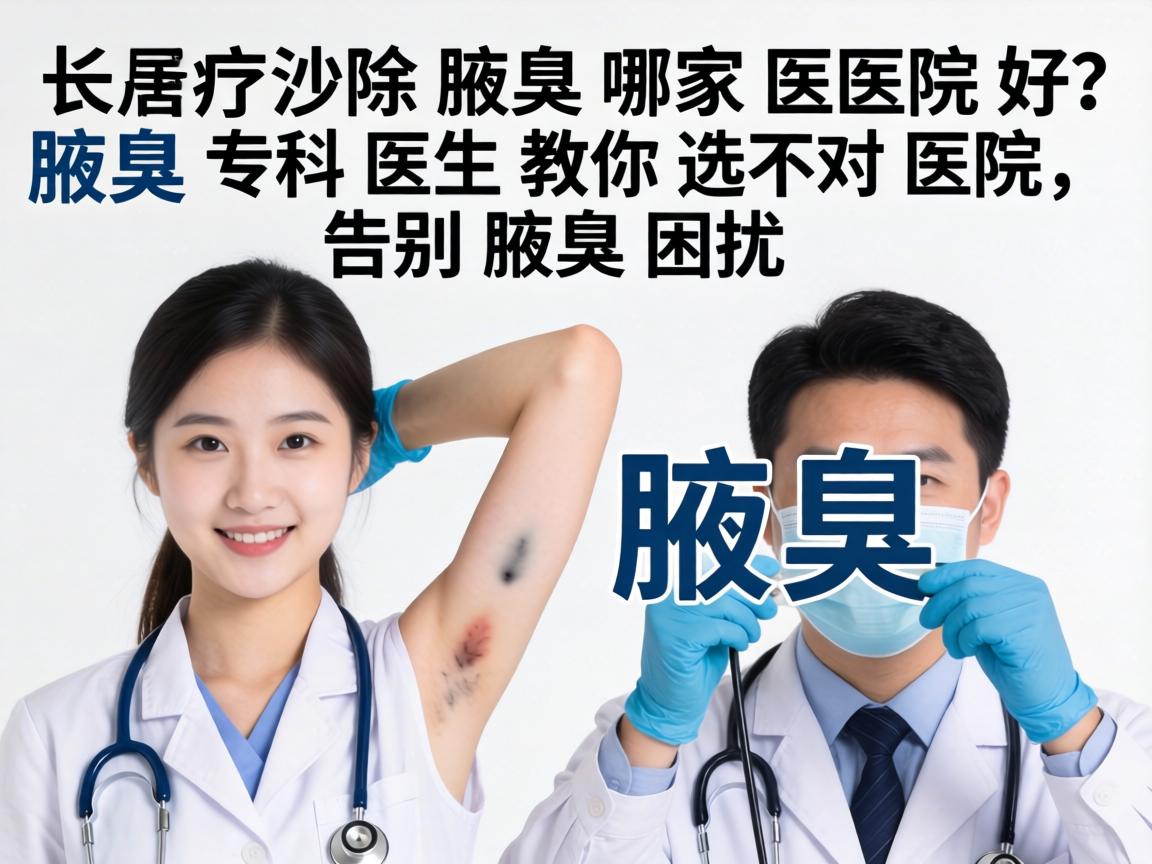 长沙除腋臭哪家医院好？腋臭专科医生教你选对医院，告别腋臭困扰