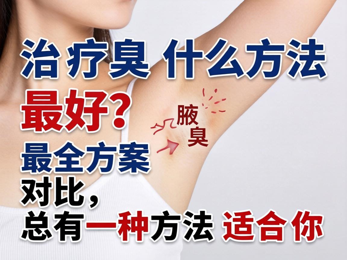 腋臭治疗什么方法最好？最全方案对比，总有一种方法适合你
