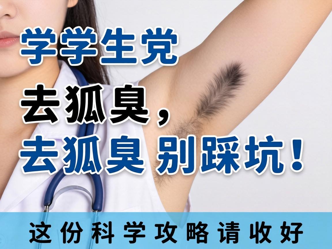 学生党去狐臭，去狐臭别踩坑！这份科学攻略请收好