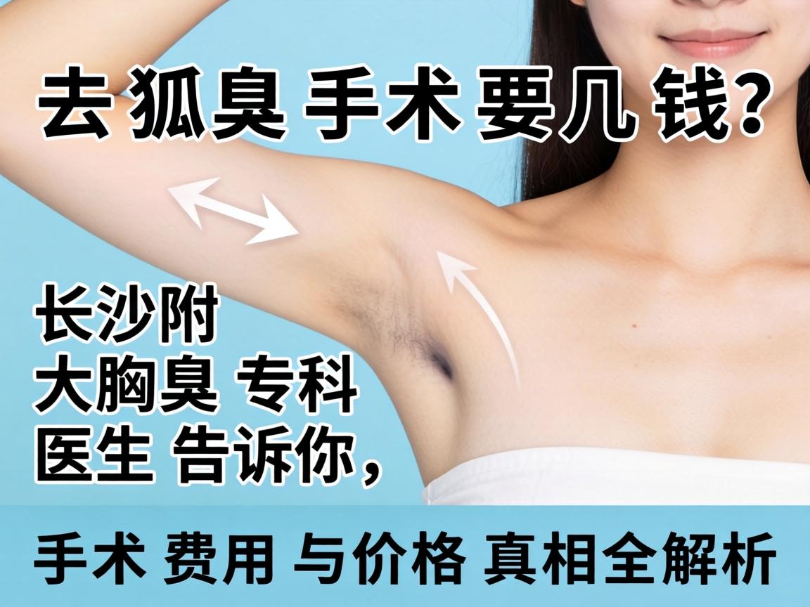 去狐臭手术要几钱？长沙附大腋臭专科医生告诉你，手术费用与价格真相全解析