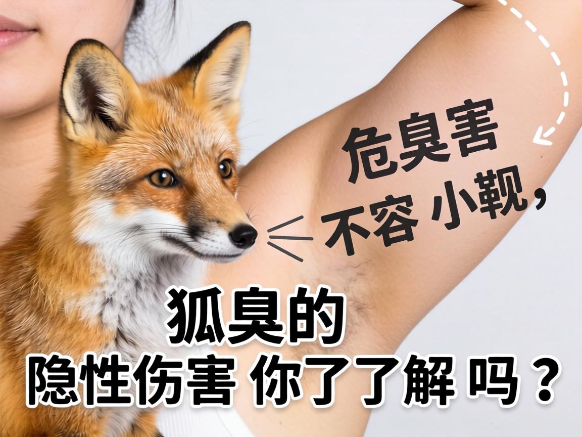 狐臭危害不容小觑，狐臭的隐性伤害你了解吗？