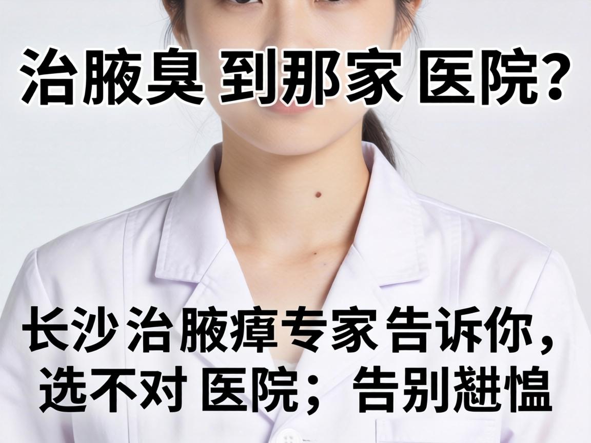 治腋臭到那家医院？长沙治腋臭专家告诉你，选对医院，告别尴尬