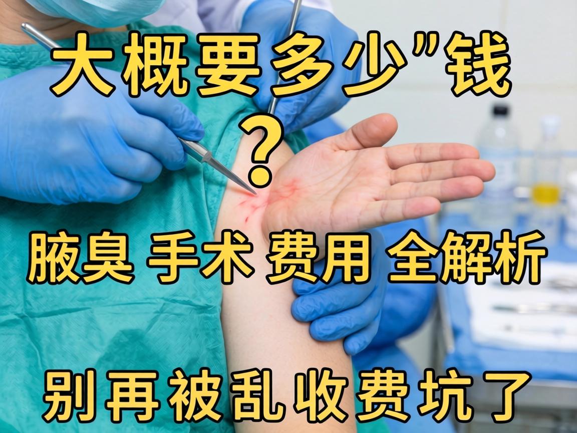 腋臭手术大概要多少钱？腋臭手术费用全解析，别再被乱收费坑了