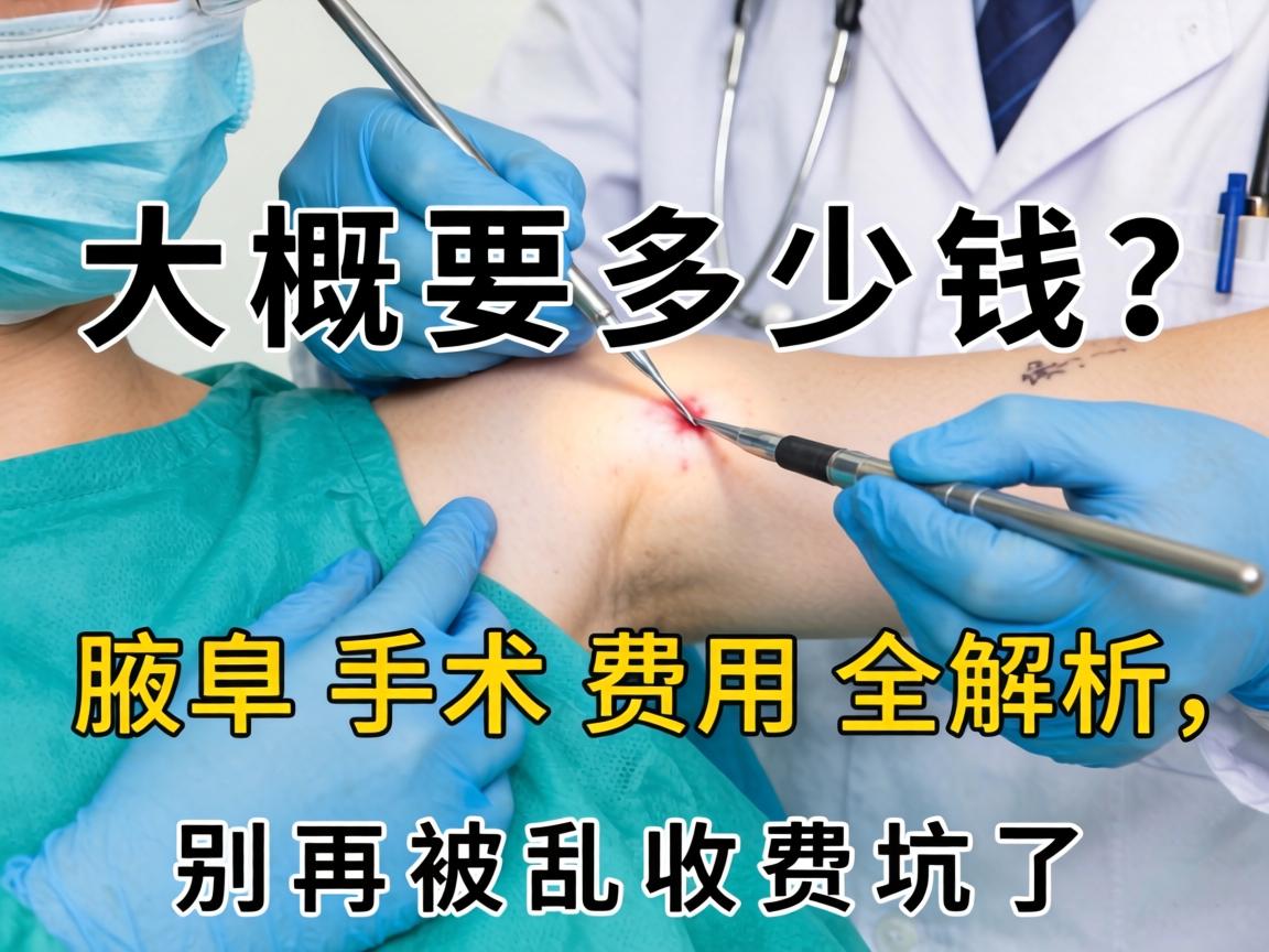 腋臭手术大概要多少钱？腋臭手术费用全解析，别再被乱收费坑了