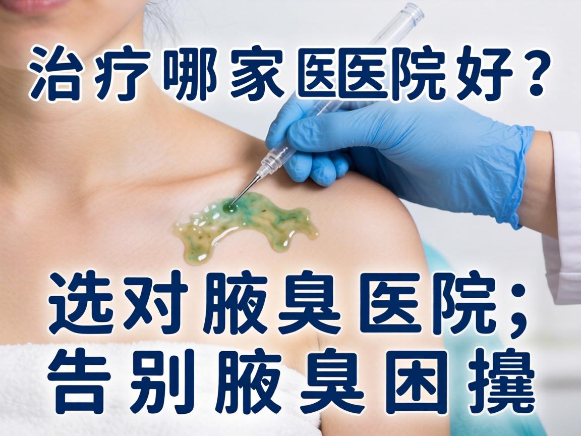 腋臭治疗哪家医院好？选对腋臭医院，告别腋臭困扰
